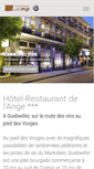 Mobile Screenshot of hotel-ange.fr